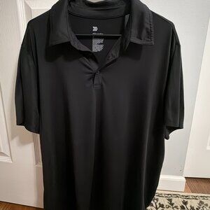 All in Motion Black Polo